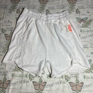 Free‎ People Movement Women's All Star White Shorts NWT small